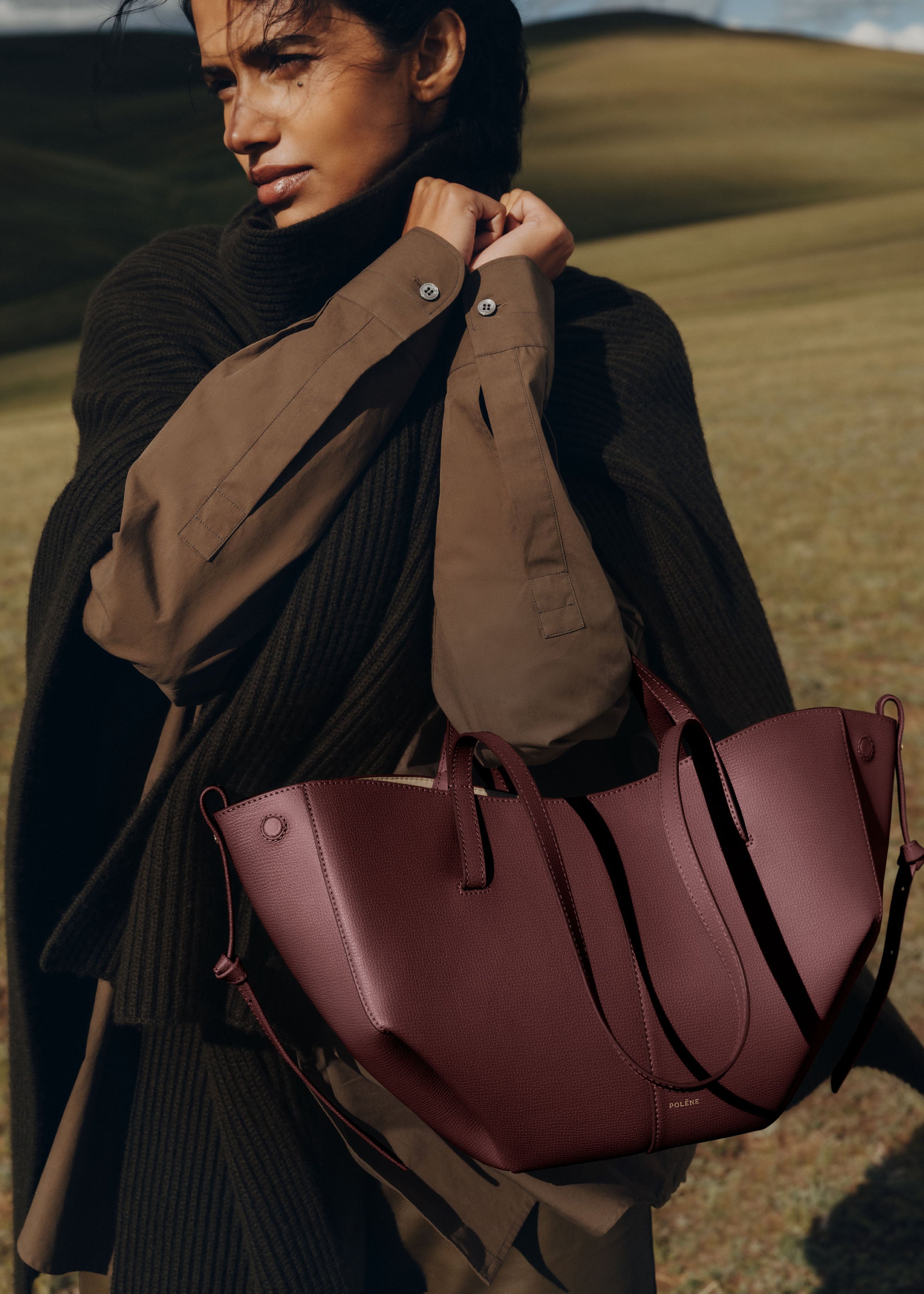 Cyme Mini - Cerise Noire Texturée