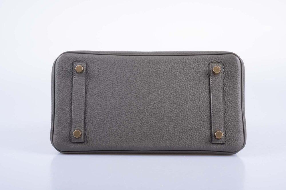 BIRKIN 25 GRIS MEYER TOGO GOLD HARDWARE