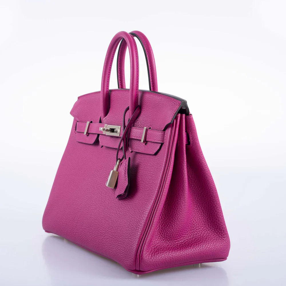 BIRKIN 25 ROSE POURPRE TOGO PALLADIUM HARDWARE
