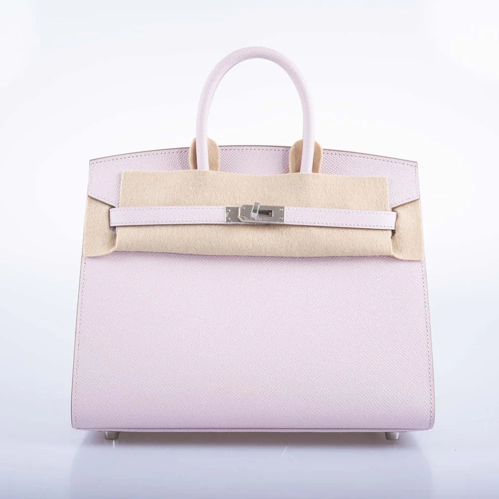 BIRKIN 25 SELLIER MAUVE PALE EPSOM PALLADIUM HARDWARE