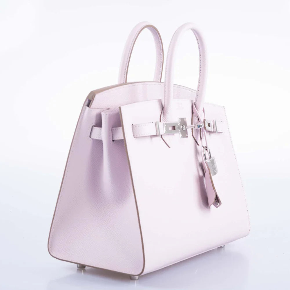 BIRKIN 25 SELLIER MAUVE PALE EPSOM PALLADIUM HARDWARE