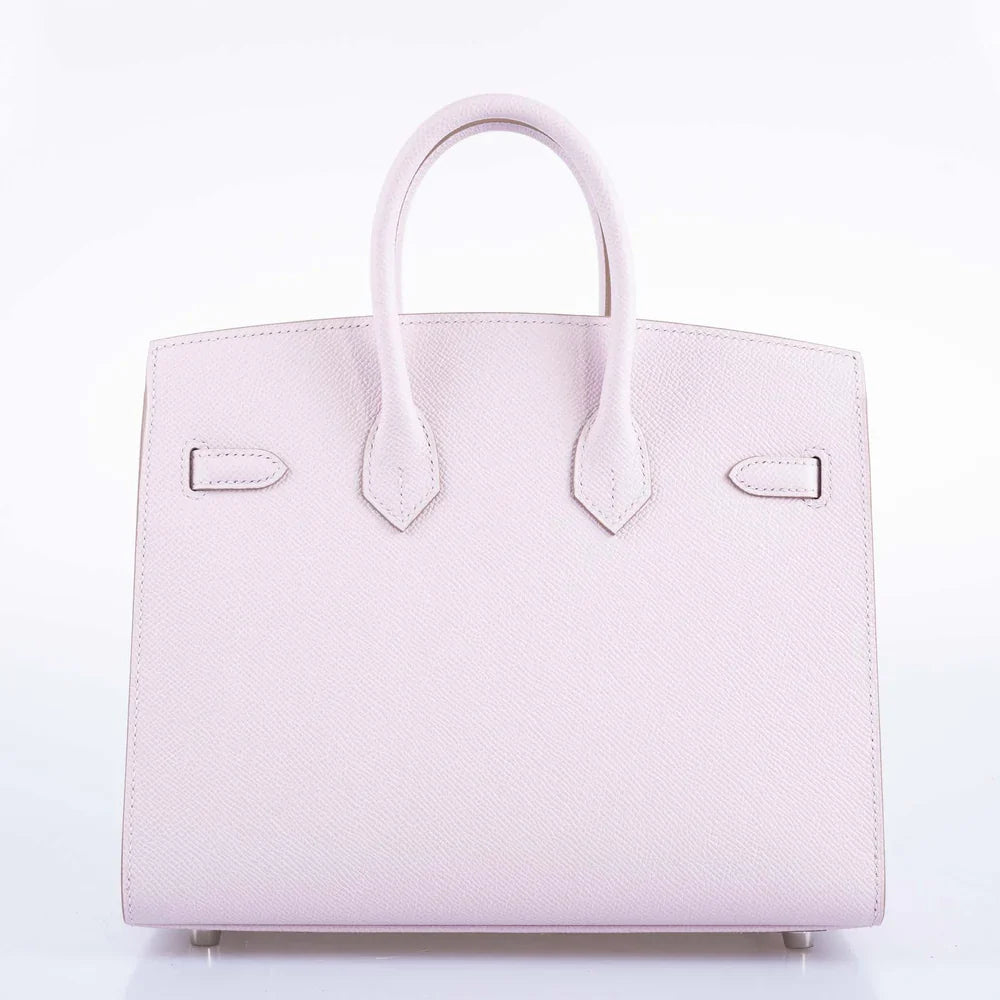 BIRKIN 25 SELLIER MAUVE PALE EPSOM PALLADIUM HARDWARE