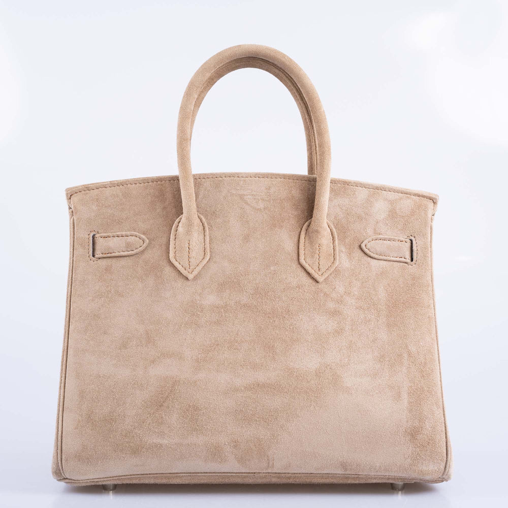 BIRKIN 30 GRIS PERLE DOBLIS PALLADIUM HARDWARE