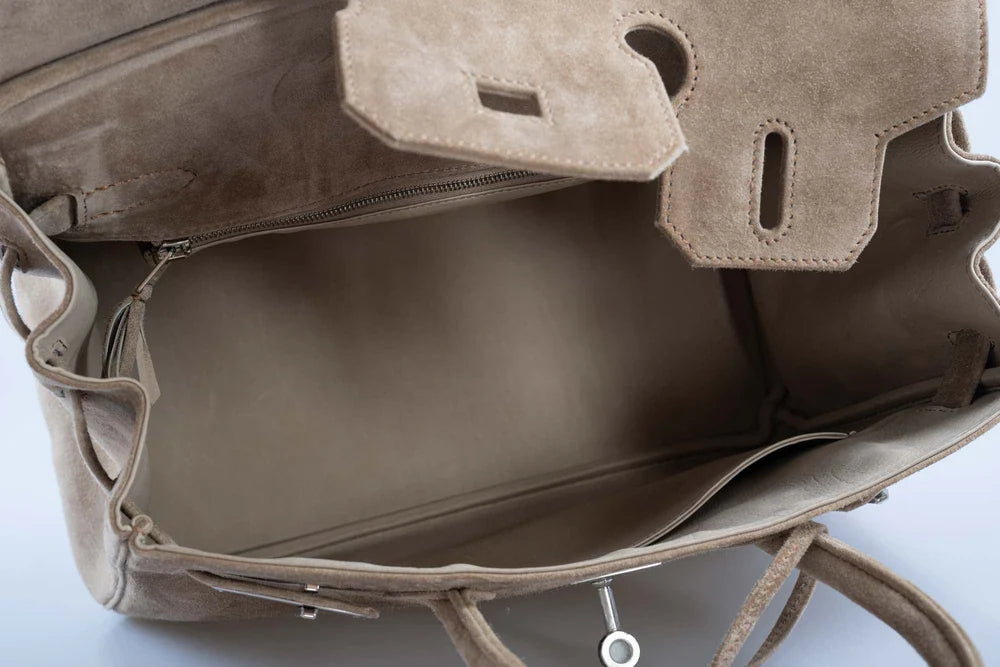 BIRKIN 30 GRIS PERLE DOBLIS PALLADIUM HARDWARE