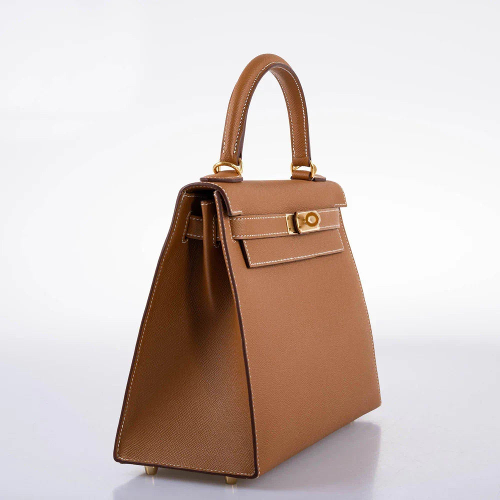 KELLY 28 SELLIER GOLD EPSOM WITH GOLD HARDWARE