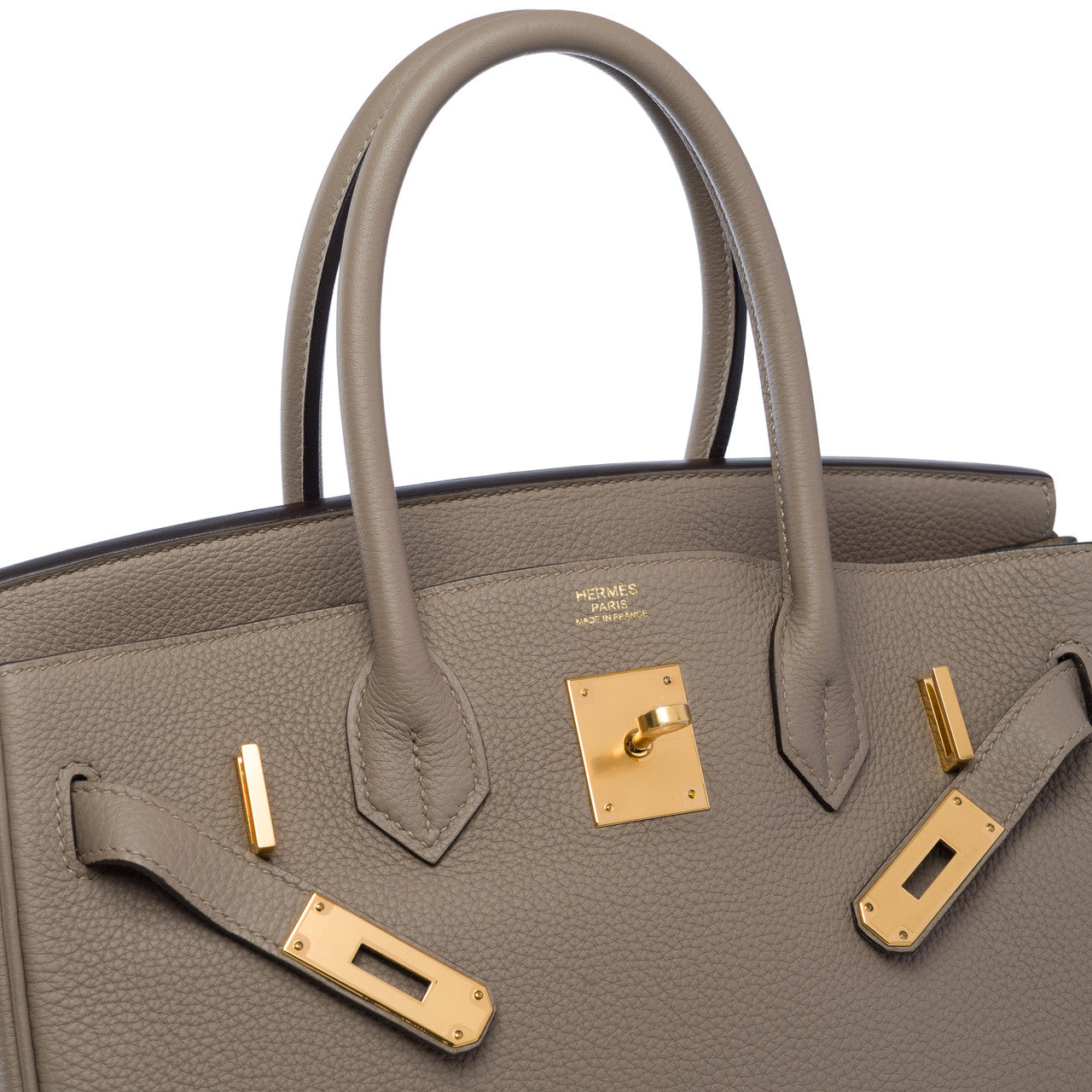 Etoupe Hermès Birkin Togo en métal doré 35