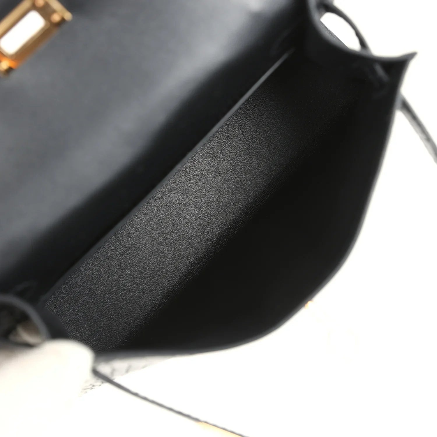Kelly Sellier 20 Black Matte Alligator Gold Hardware