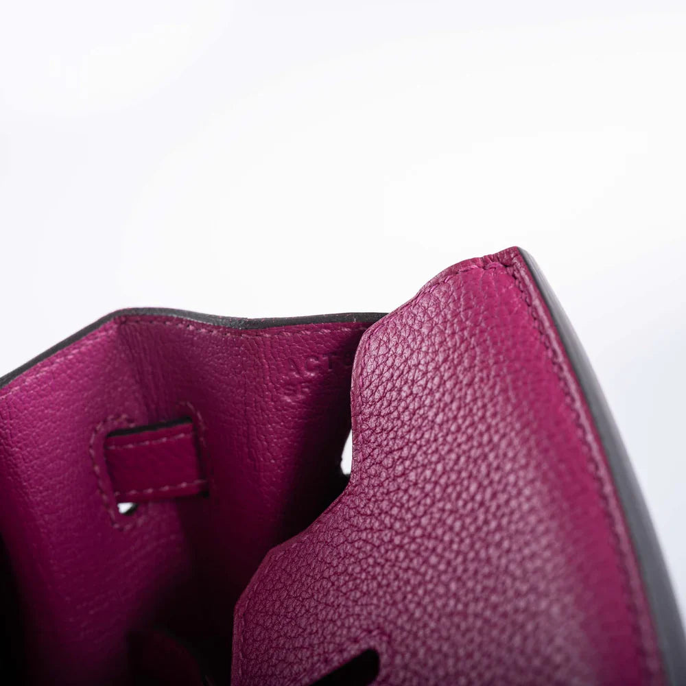 BIRKIN 25 ROSE POURPRE TOGO PALLADIUM HARDWARE