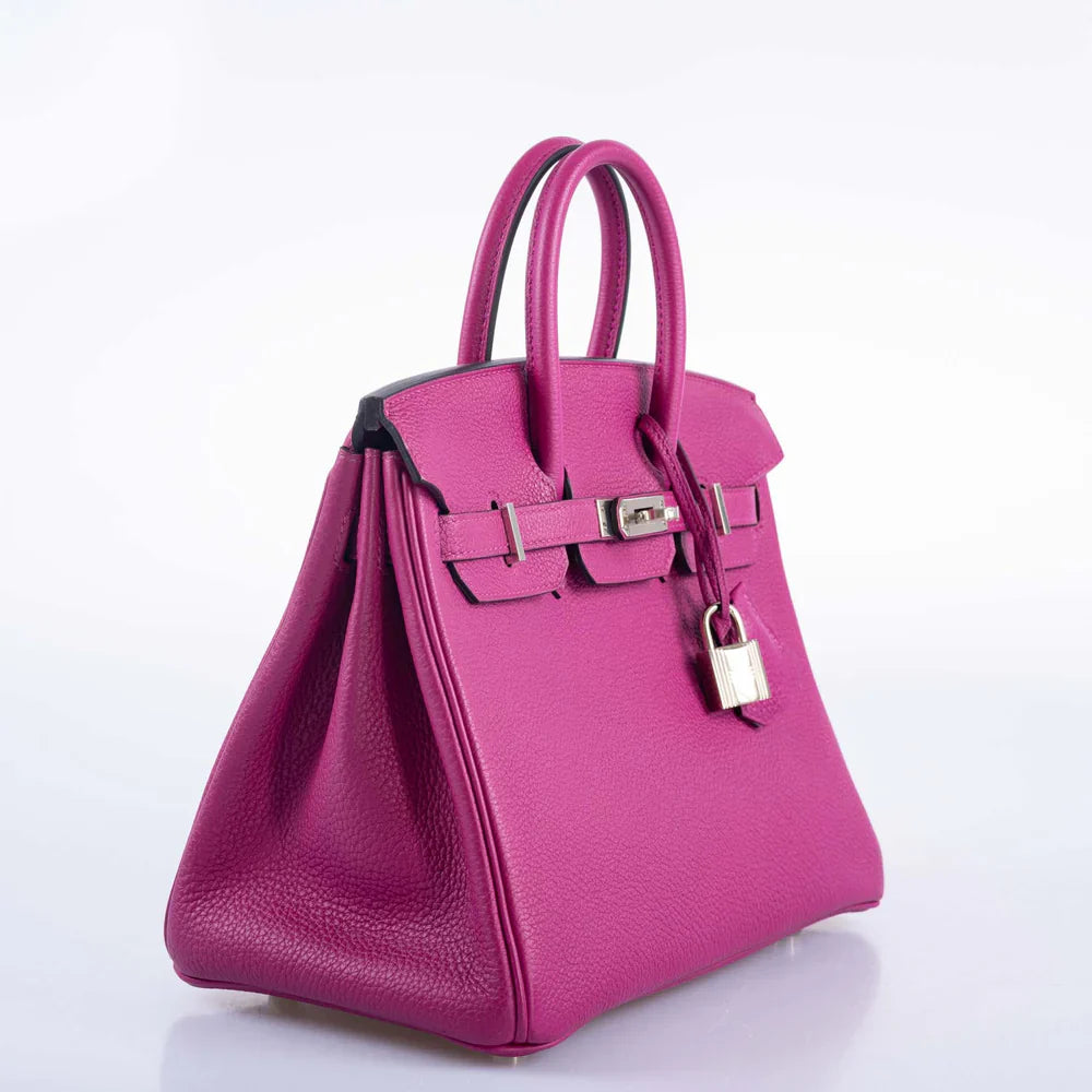 BIRKIN 25 ROSE POURPRE TOGO PALLADIUM HARDWARE
