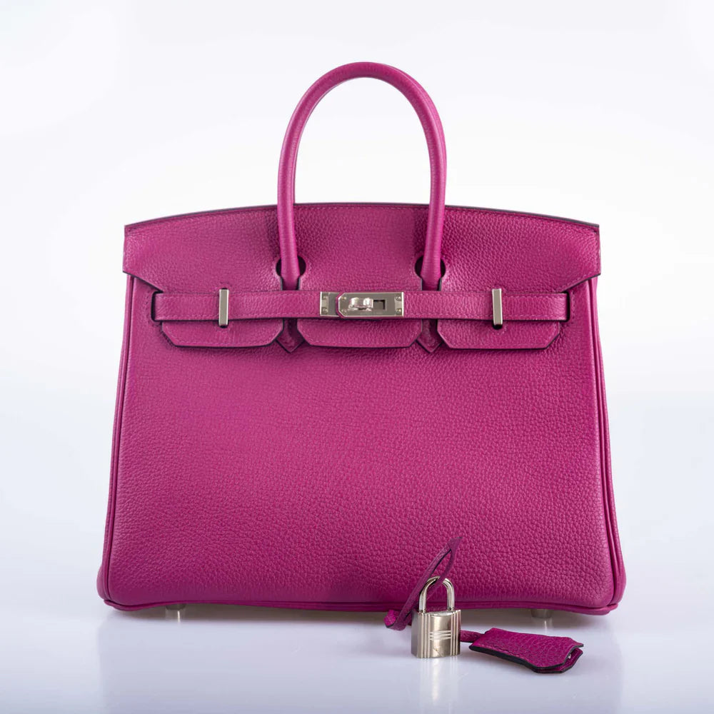 BIRKIN 25 ROSE POURPRE TOGO PALLADIUM HARDWARE