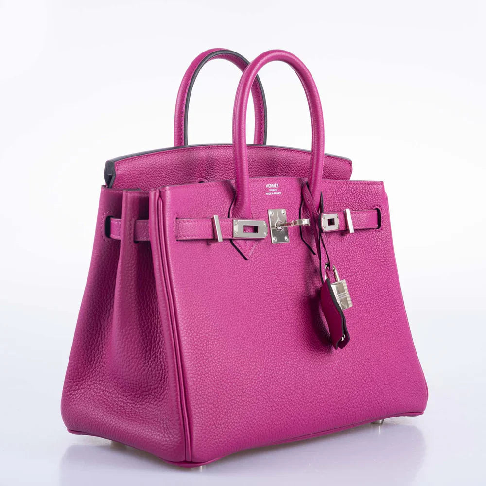 BIRKIN 25 ROSE POURPRE TOGO PALLADIUM HARDWARE