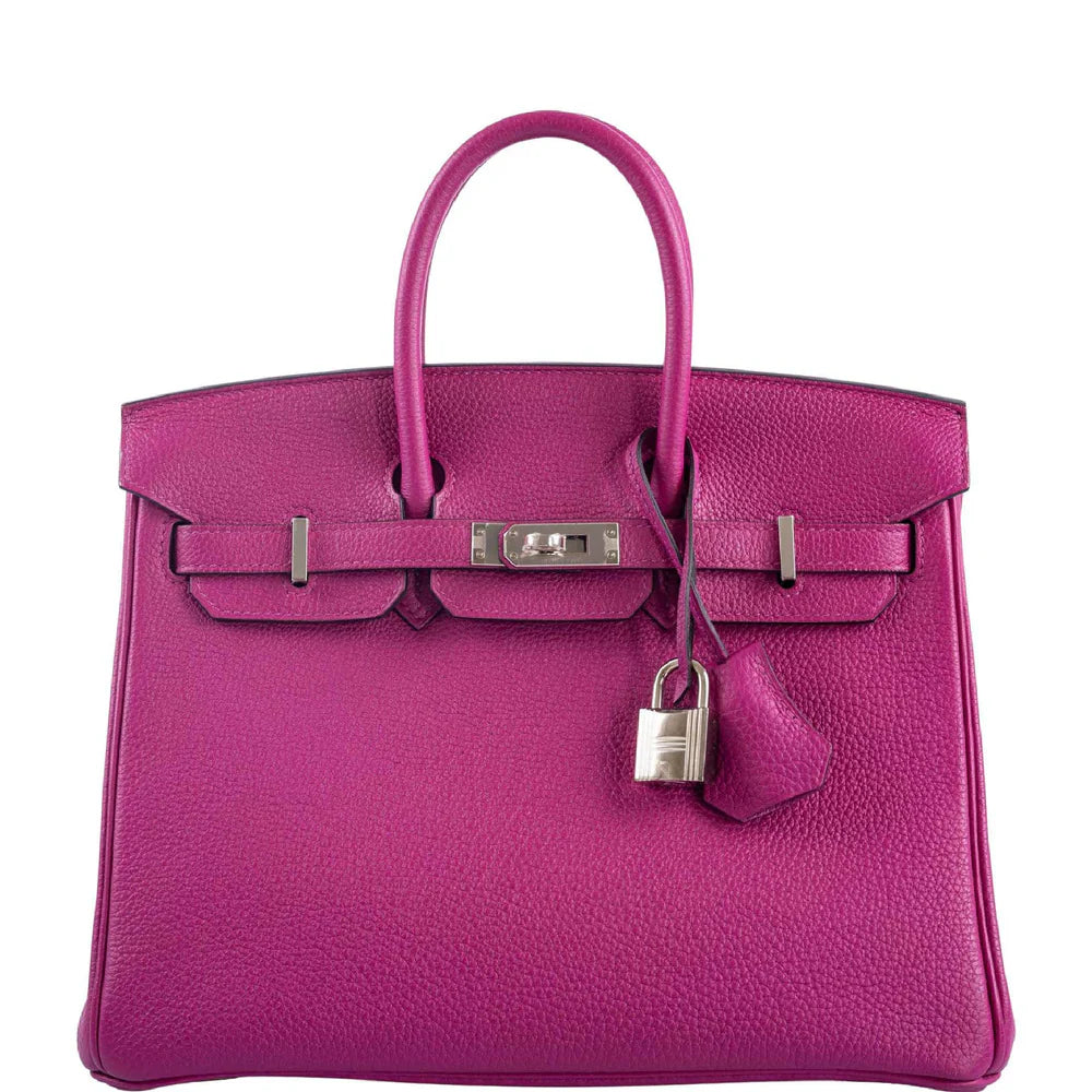 BIRKIN 25 ROSE POURPRE TOGO PALLADIUM HARDWARE