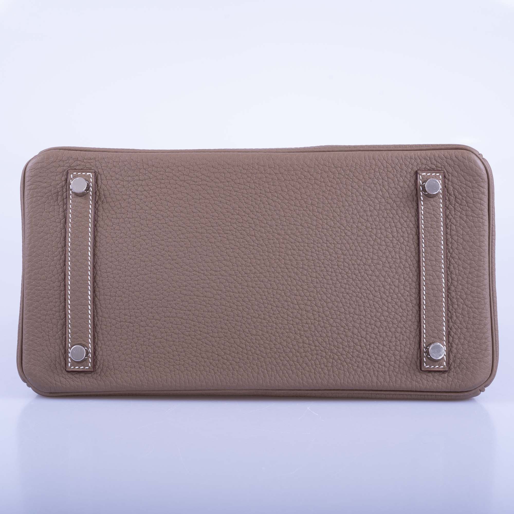 BIRKIN 30 ETOUPE TOGO PALLADIUM HARDWARE