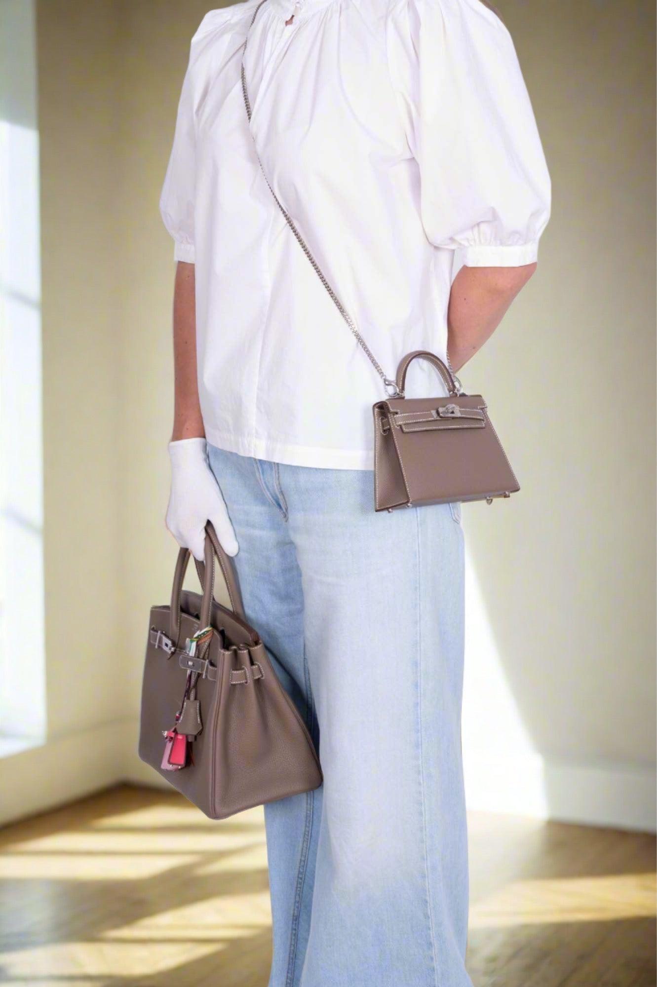 BIRKIN 30 ETOUPE TOGO PALLADIUM HARDWARE