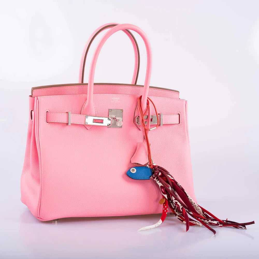 BIRKIN 30 ROSE CONFETTI EPSOM PALLADIUM HARDWARE