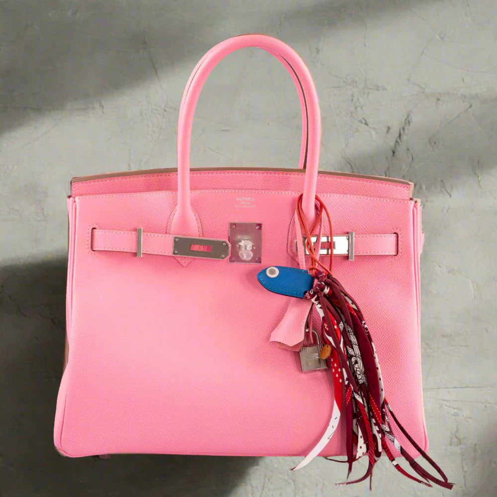 BIRKIN 30 ROSE CONFETTI EPSOM PALLADIUM HARDWARE