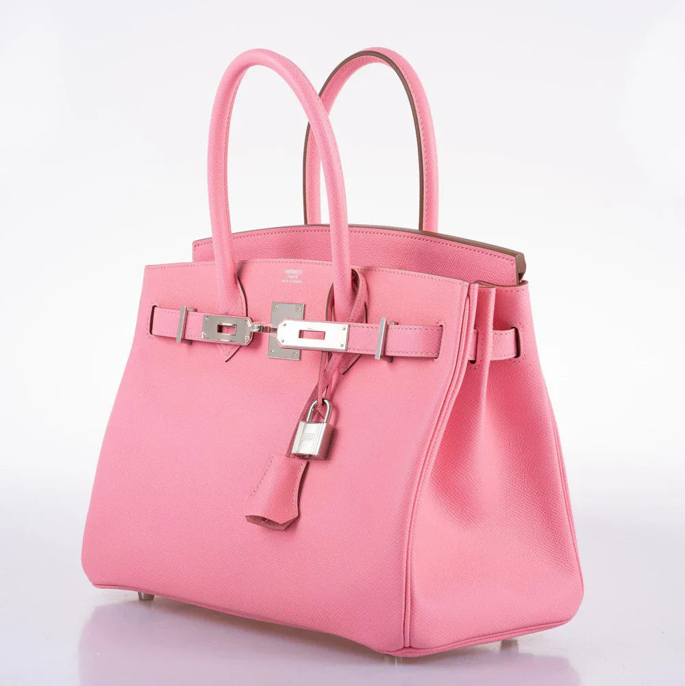BIRKIN 30 ROSE CONFETTI EPSOM PALLADIUM HARDWARE