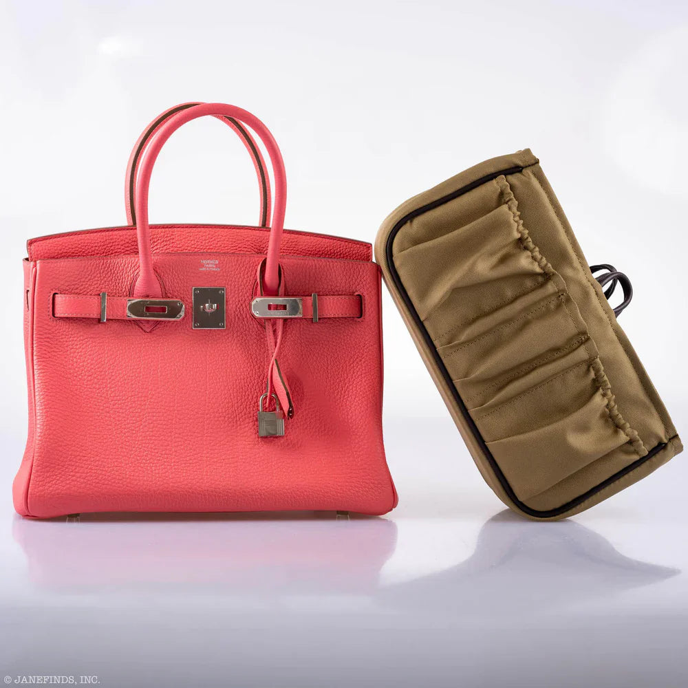 BIRKIN 30 ROSE LIPSTICK TOGO PALLADIUM HARDWARE