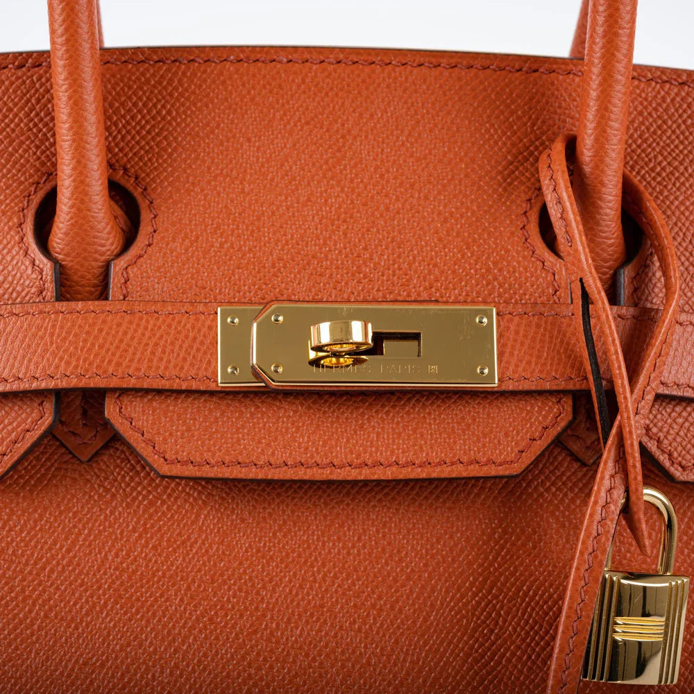 BIRKIN 30 SELLIER TERRE BATTUE EPSOM LEATHER GOLD HARDWARE