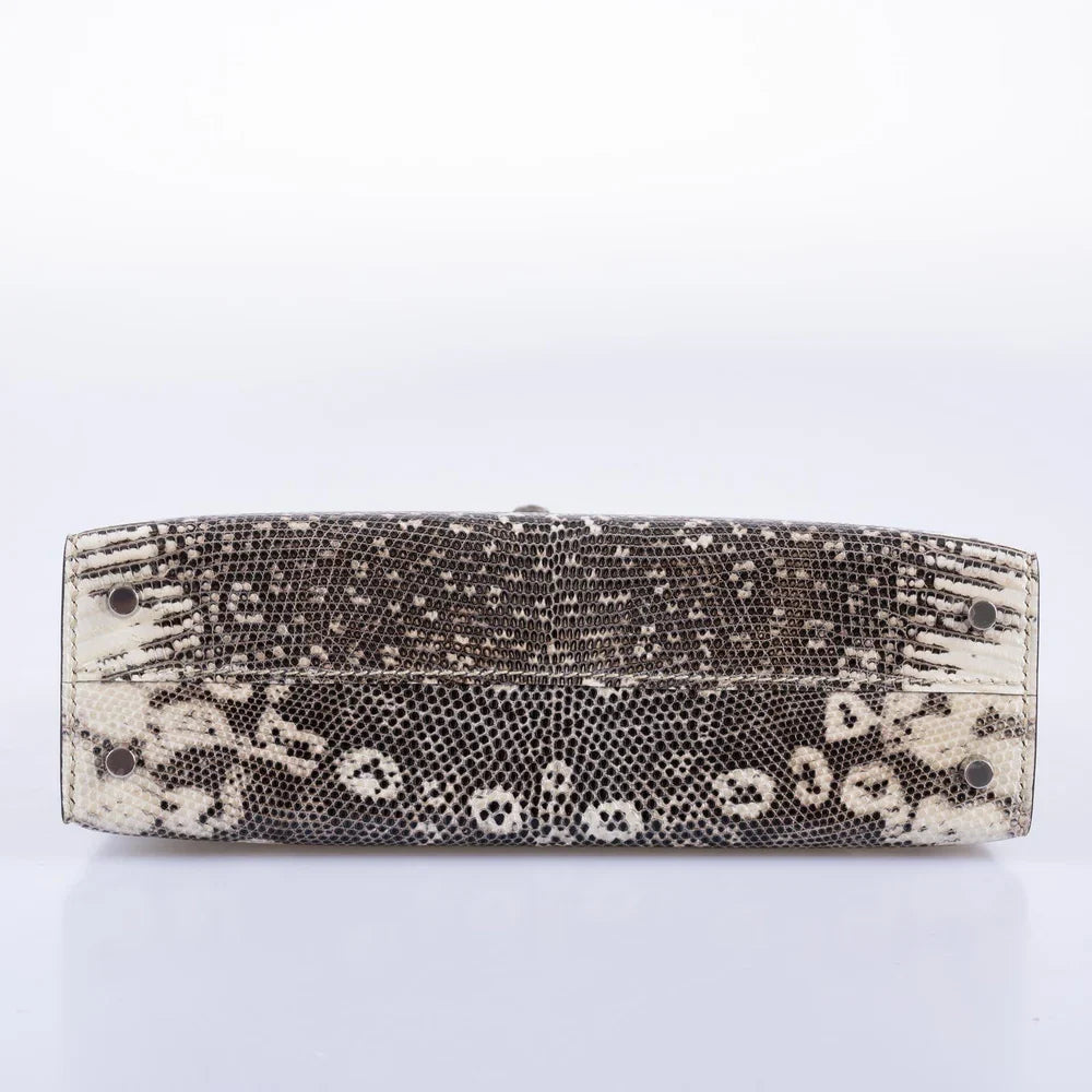 KELLY 20 MINI II SELLIER OMBRÉ LIZARD WITH PALLADIUM HARDWARE