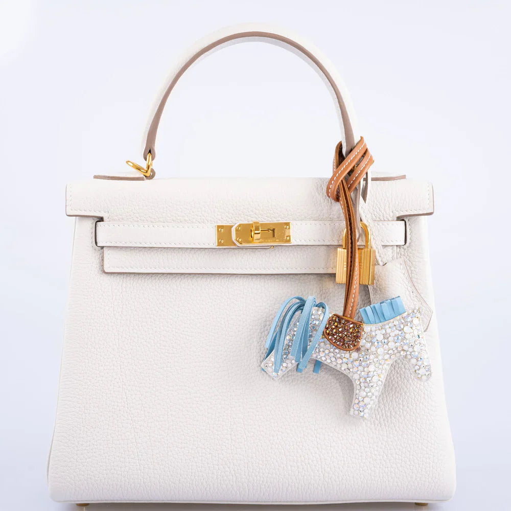 KELLY 25 RETOURNE GRIS PALE TOGO GOLD HARDWARE