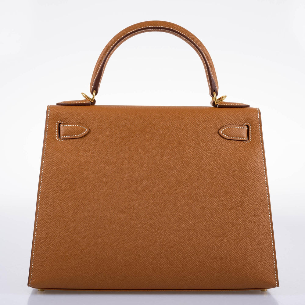 KELLY 28 SELLIER GOLD EPSOM WITH GOLD HARDWARE