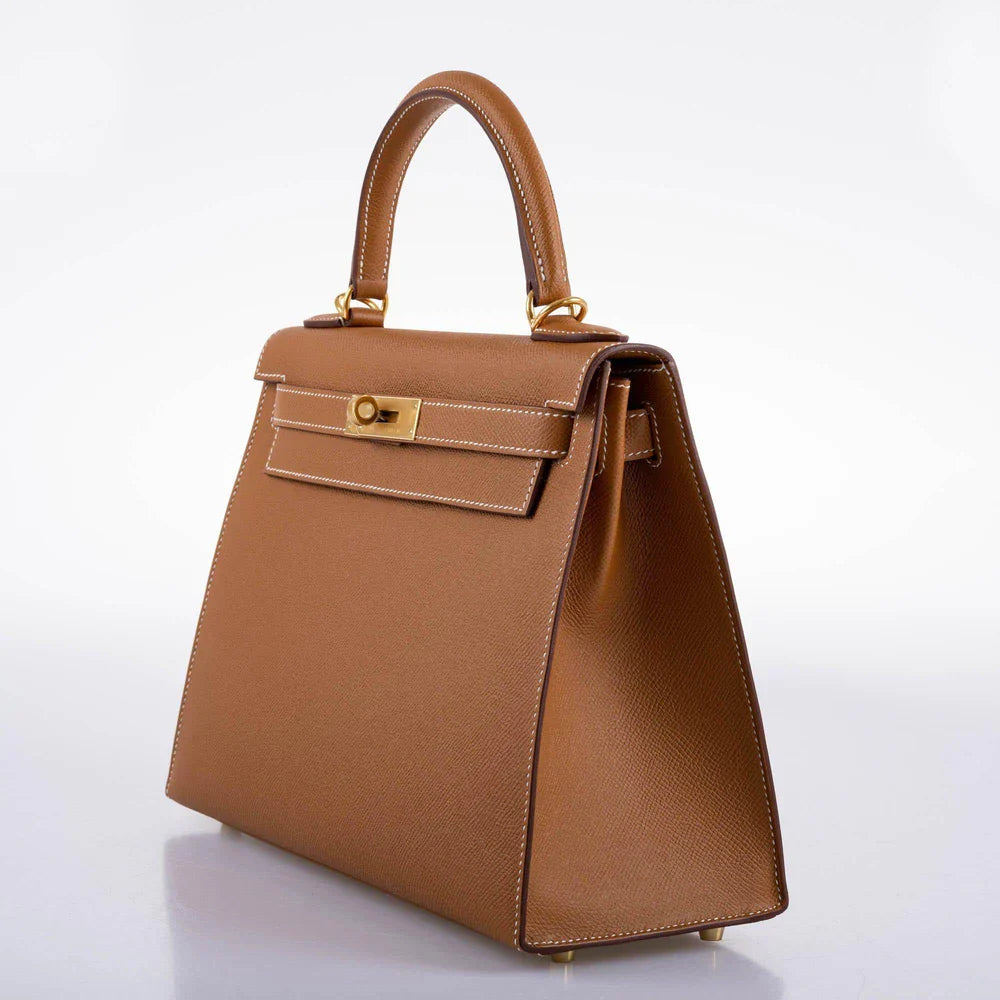 KELLY 28 SELLIER GOLD EPSOM WITH GOLD HARDWARE
