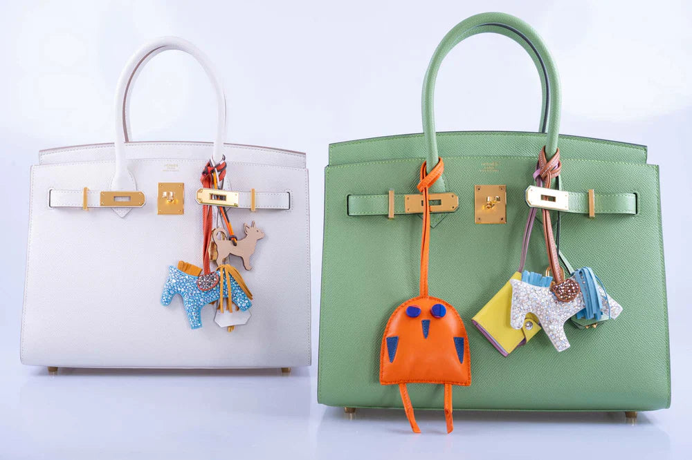 SELLIER BIRKIN 30 VERT CRIQUET EPSOM GOLD HARDWARE