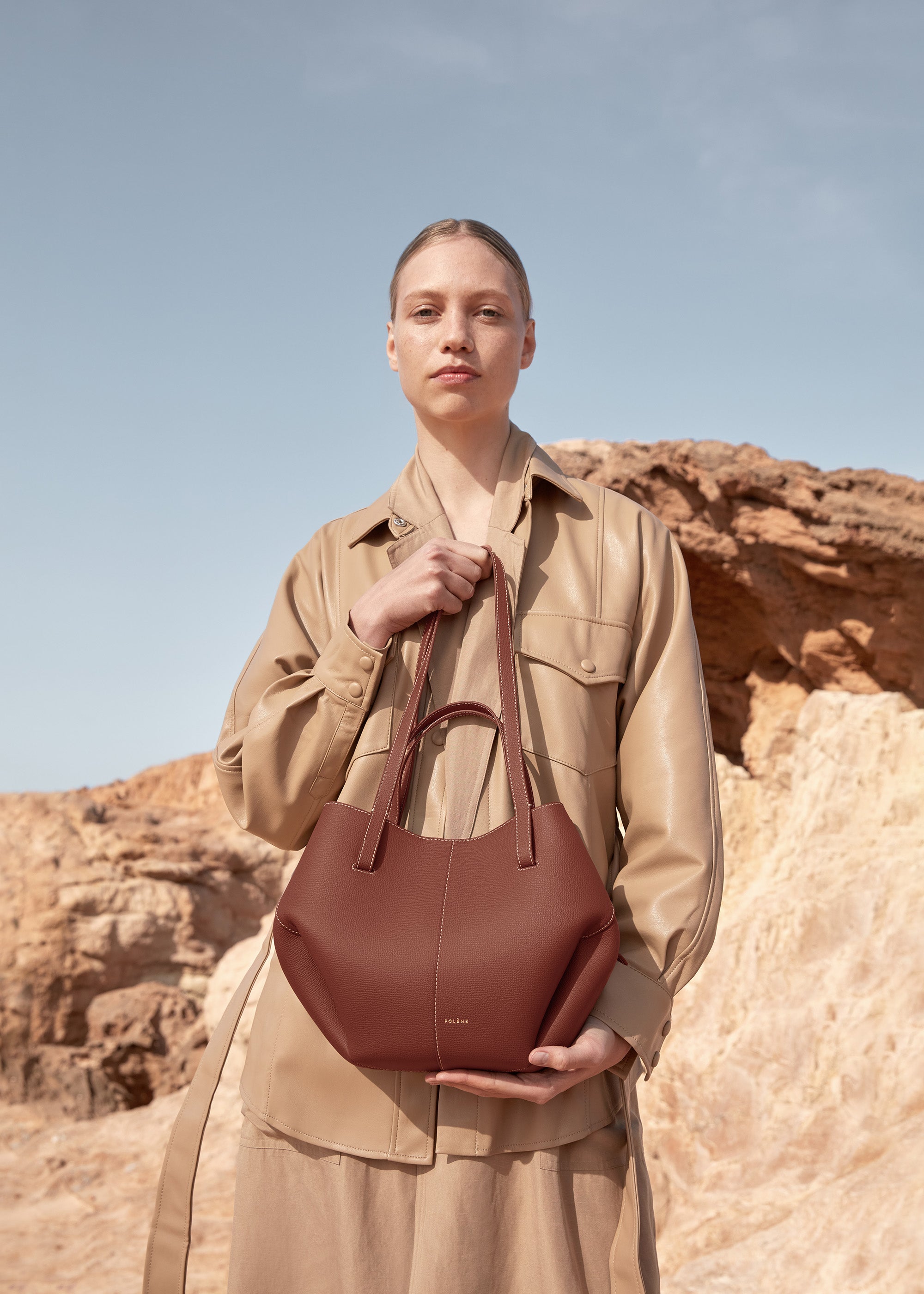 Cyme Mini - Cognac Texturé