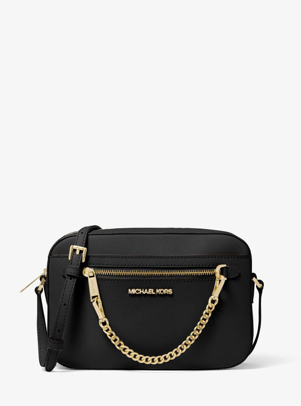 Crossbody Michael Kors Vainilla Camel con cadena - Distrito de la Moda