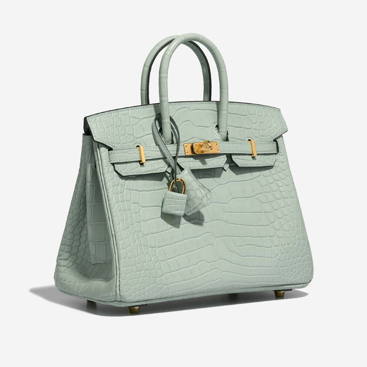 Birkin 25 Matte Alligator Vert d'Eau