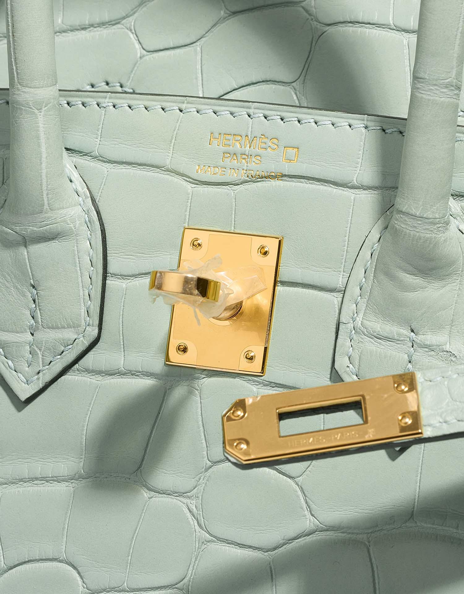 Birkin 25 Matte Alligator Vert d'Eau